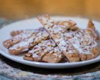 Almond Cookies on Plate