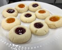 Almond Thumbprints with Jam